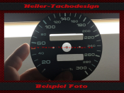 Tachoscheibe Porsche 911 964 993 Schalter Mph zu Kmh