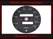 Speedometer Disc Porsche 911 964 993 Switch Mph to Kmh