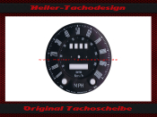 Speedometer Disc for Smiths 0 to 160 Kmh Ø92 mm...