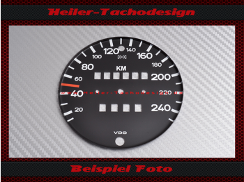 Tachoscheibe für Porsche 911 930 SC