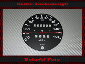 Tachoscheibe für Porsche 911 930 SC