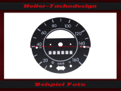 Speedometer Disc for Vw Beetle 1200 Mph to Kmh