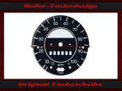 Speedometer Disc for Vw Beetle 1200 Mph to Kmh