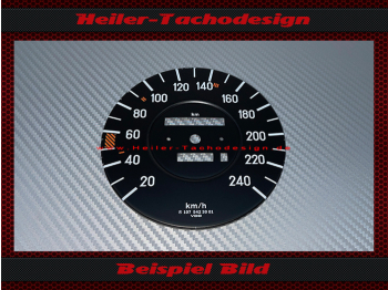 Tachoscheibe Mercedes W107 R107 300 SL 240 kmh elektronischer Tacho