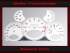Speedometer Discs for Porsche 911 997 Turbo S PDK 350 Kmh