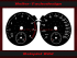 Tachoscheibe für VW Jetta 2010 1KM Benzin Mph zu Kmh