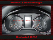 Tachoscheibe für VW Golf 6 Diesel Mph zu Kmh - 1