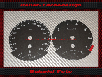 Speedometer Disc for BMW X5 X6 E70 E71 Petrol Tachometer to 7 Oil Display Mph to Kmh