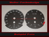 Speedometer Disc BMW X5 X6 E70 E71 Benzin DZM bis 7 Oil Display Mph to Kmh