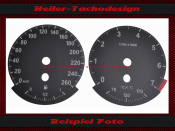 Speedometer Disc for BMW 650 Coupe Petrol 2008 Mph to Kmh
