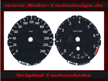 Speedometer Disc for BMW E81 E82 E84 E87 E88 1er 240 Kmh Petrol