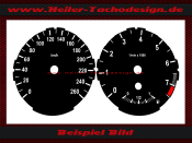 Speedometer Discs for BMW E81 E82 E84 E87 E88 1er 240 Kmh...