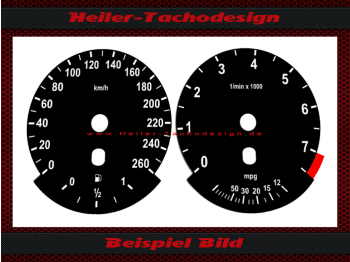 Tachoscheibe für BMW E60 E61 260 bis 7,5