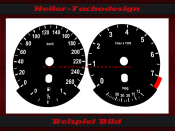 Tachoscheibe für BMW E60 E61 260 bis 7,5