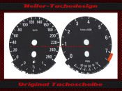 Tachoscheibe für BMW E60 E61 260 bis 7,5