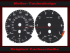 Speedometer disc for BMW E60 E61 160 Mph to 260 Kmh 7000 UPM with oil temperature