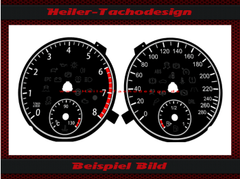 Speedometer Disc for VW Jetta A5 Petrol 180 Mph to Kmh