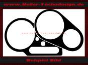 Speedometer Bezel for Yamaha FZS 600 Fazer without Logo Cutout