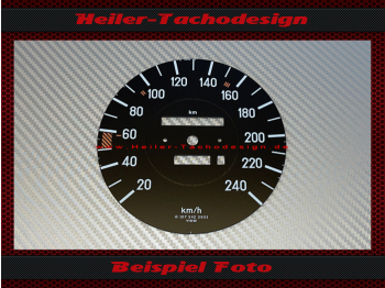 Speedometer Disc for Mercedes W107 R107 300 SL 240 Kmh electronic Speedometer