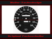 Speedometer Disc for Mercedes W107 R107 300 SL 240 Kmh electronic Speedometer