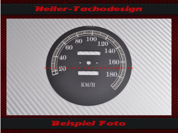 Speedometer Disc for Harley Davidson Softail FXSTC 1992 to 1995 Ø100 Mph to Kmh