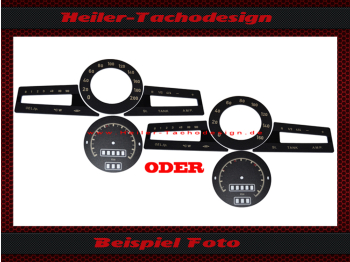 Speedometer Disc for Mercedes Adenauer Typ 300 W186 W189 VDO 1952 to 1961 160 180 200 Kmh