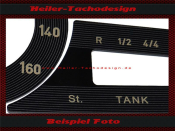 Tachoscheibe für Mercedes Adenauer Typ 300 W186 W189 VDO 1952 bis 1961 160 180 200 Kmh