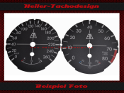 Speedometer Discs for BMW E81 E82 E84 E87 E88 1 Series 160 Mph to 260 Kmh 8000 UPM