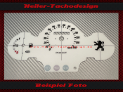 Tachoscheibe für Peugeot Speedfight 2 140 Kmh