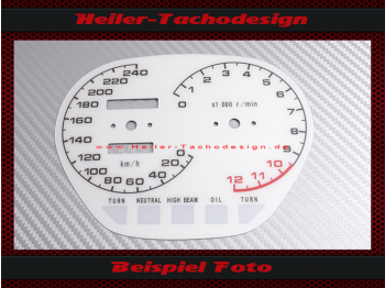 Tachoscheibe für Suzuki Katana GS1100SD 1983