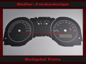 Speedometer Disc for Ford Mustang Boss Recaro 2010 to 2012 180 Mph to 280 Kmh
