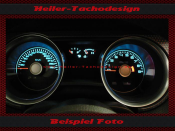 Tachoscheiben für Ford Mustang Boss Recaro 2010 bis 2012 180 Mph zu 280 Kmh