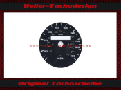 Tachoscheibe für Porsche 911 964 993 ohne Tageskilometerzähler 180 Mph zu 300 Kmh