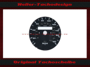 Speedometer Disc for Porsche 911 964 993 without Trip Meter Mph to Kmh