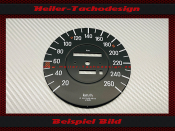 Speedometer Disc for Mercedes W107 R107 560 SL electronic Speedometer 260 Kmh