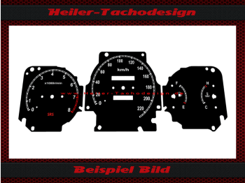 Tachoscheiben für Honda Civic EJ9 1995 bis 2001