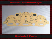 Tachoscheibe Mercedes W163 220 Kmh 4 Fenster