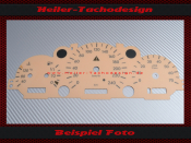 Speedometer Disc for Mercedes ML W163 240 Kmh 4 Window