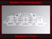 Tachoscheibe für Mercedes ML W163 240 Kmh 4 Fenster