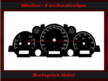 Speedometer Disc for Mercedes W163 280 Kmh 3 Window
