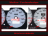 Speedometer Discs for Subaru Impreza 22B STi  1998 180 Mph to 280 Kmh
