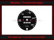 Speedometer Disc for Porsche 924 250 Kmh
