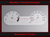 Speedometer disc for Dacia Duster 2010 to 2018 205 Kmh...