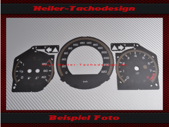 Speedometer Discs for Mercedes W204 C Class C63 AMG 200 Mph to 320 Kmh