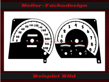 Tachoscheibe für Mitsubishi Colt C50 Lancer GTI 240 Kmh