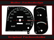Speedometer Disc for Mitsubishi Colt C50 Lancer without Tachometer 200 Kmh