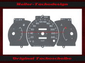 Tachoscheibe für Mitsubishi Colt CA0 CA0W 240 Kmh...