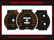 Speedometer Disc for Mitsubishi Proton 260 Kmh