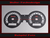 Speedometer dial and tachometer for Ducati S2R