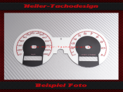 Speedometer dial and tachometer for Ducati S2R
